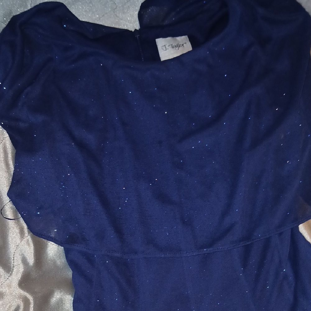 Navy Blue Kids Casual Dress
